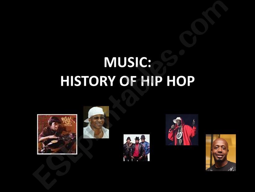 History of Hip Hop powerpoint