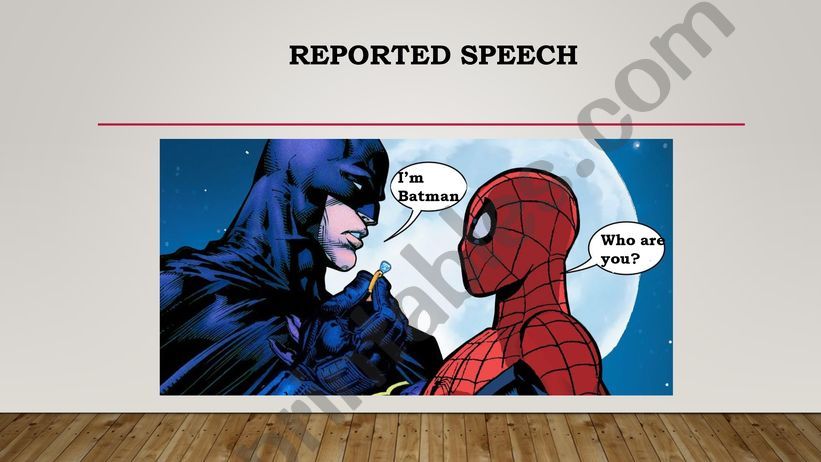 ppt reported speech powerpoint