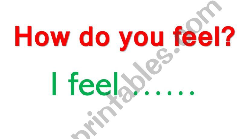 feelings powerpoint