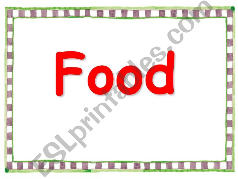 Food  powerpoint
