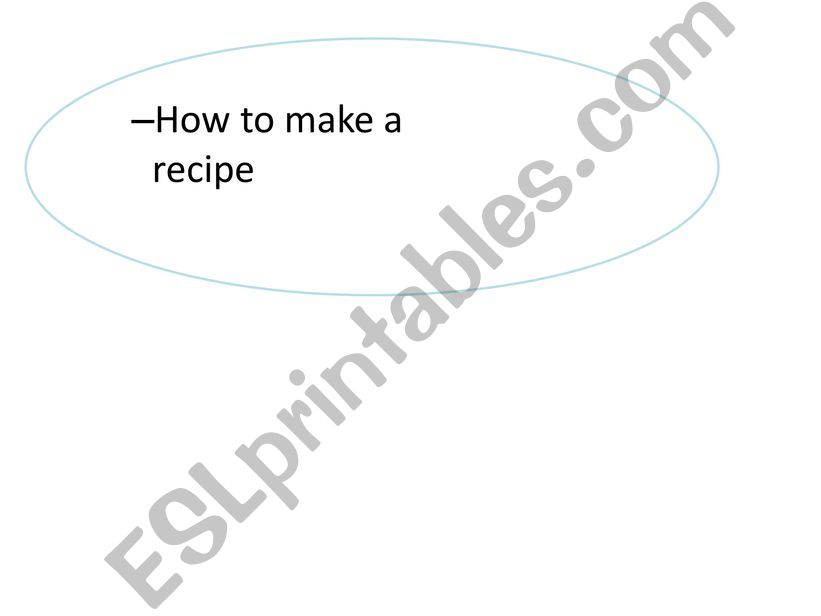 recipe powerpoint