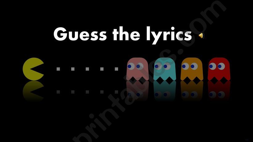 Guess the lyrics 3 powerpoint