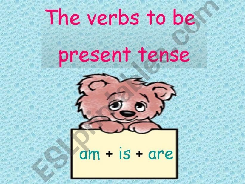 The verbs to be(Present+past) powerpoint