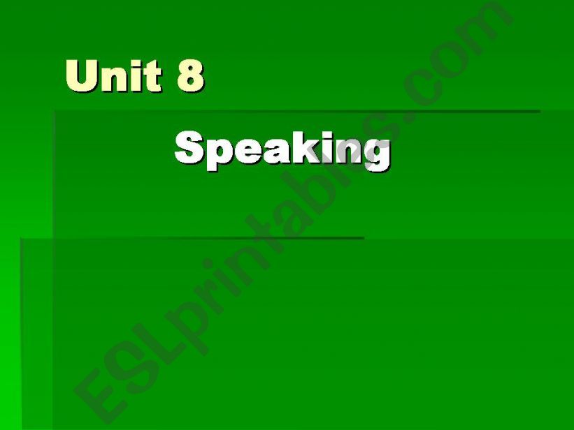 TKT unit 8 & 9 powerpoint