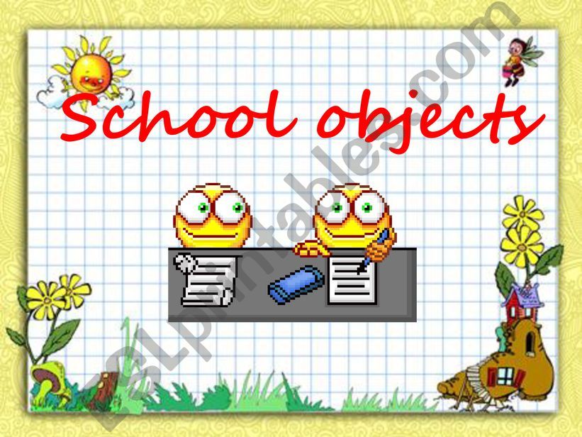 School objects powerpoint