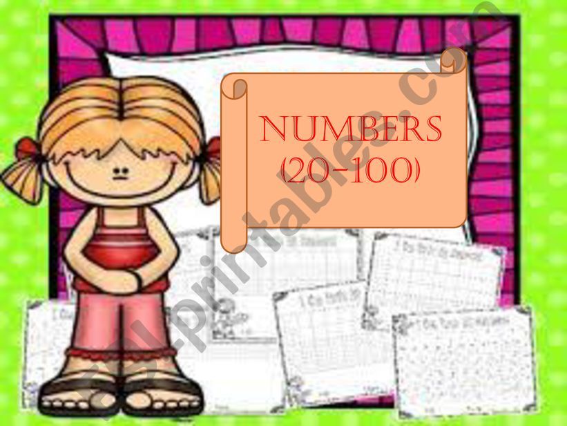 Numbers (20-100) powerpoint