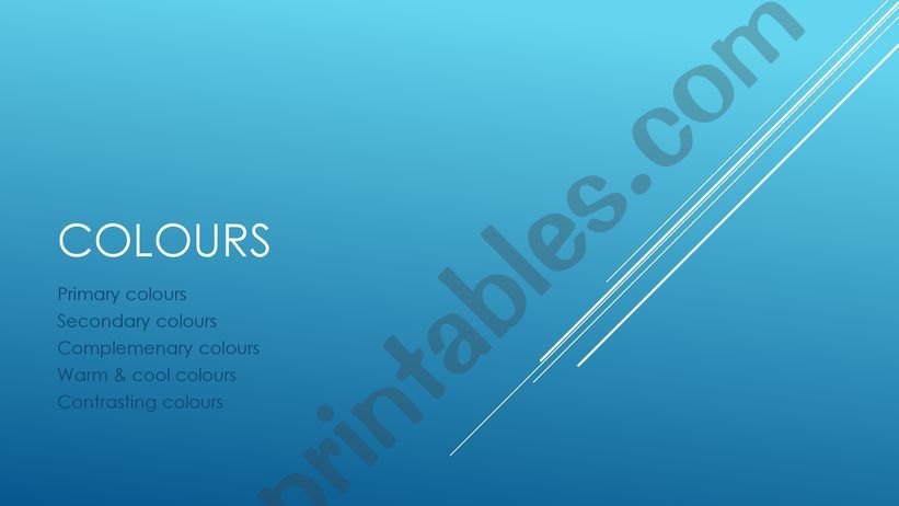 colours powerpoint