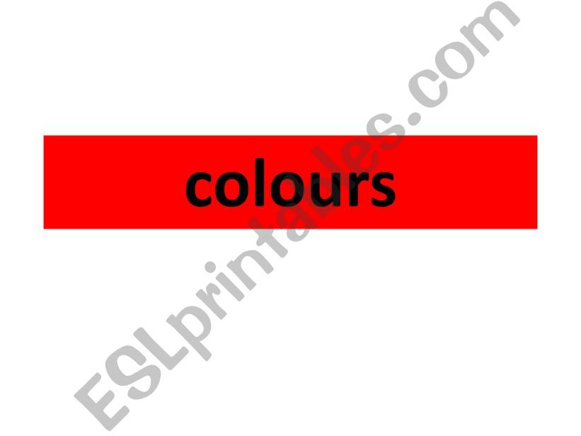 colours  powerpoint
