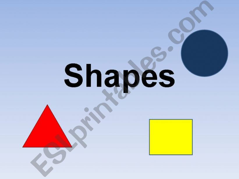 Colors and shapes powerpoint