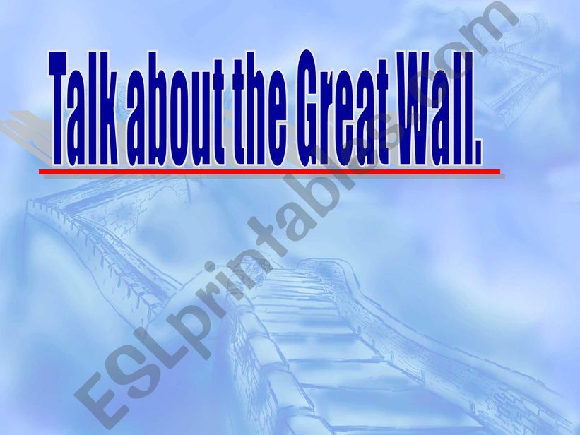 the Great Wall2 powerpoint