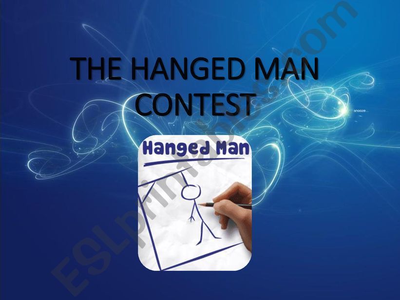 Hanged man contest powerpoint