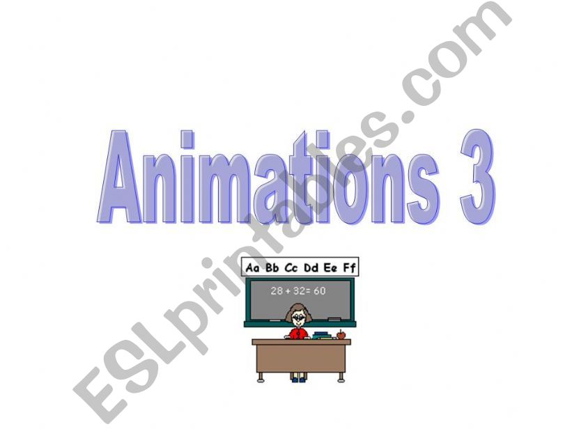 Animations - school powerpoint