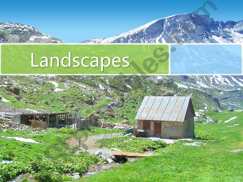 landscapes powerpoint