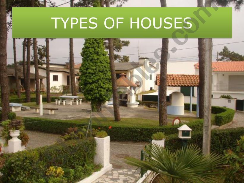 types of houses powerpoint