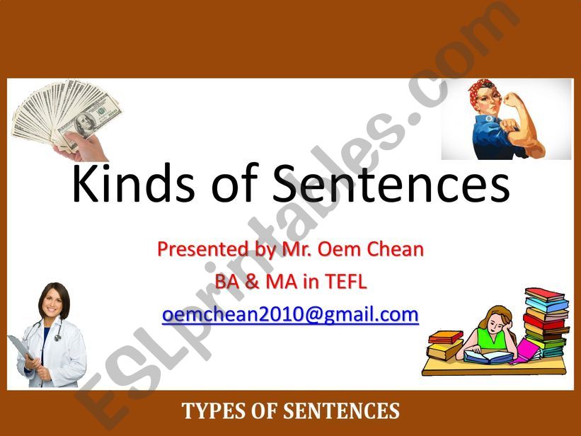 PART I: SIMPLE SENTENCE powerpoint