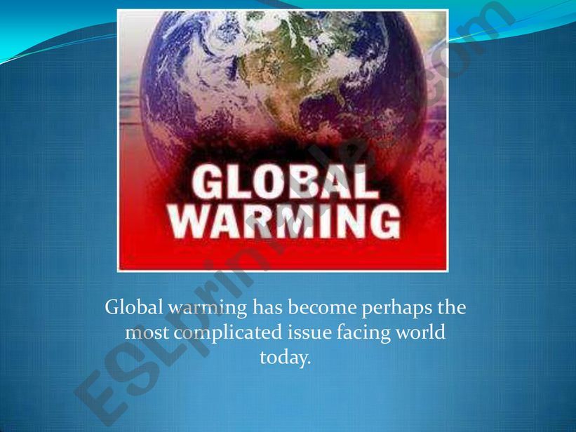 global warming powerpoint