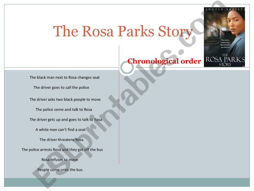 the Rosa Parks story powerpoint