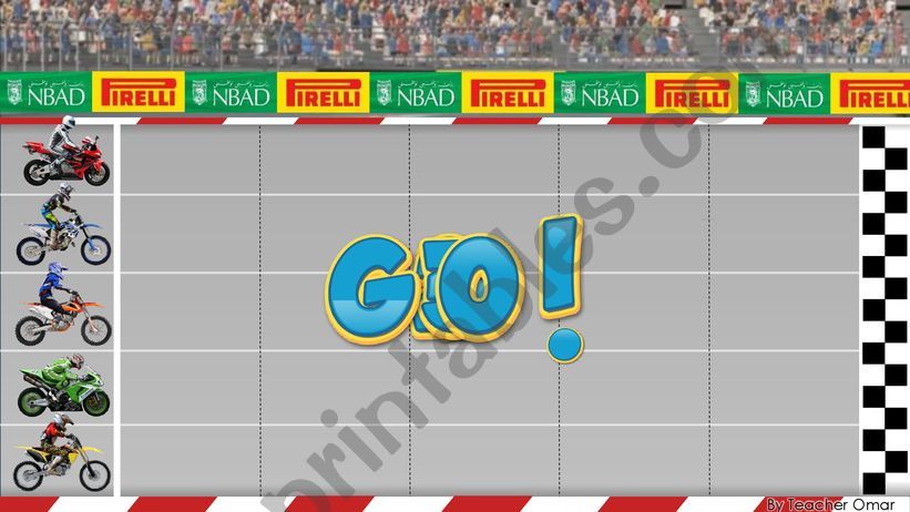 Motorcycle Racing Game powerpoint