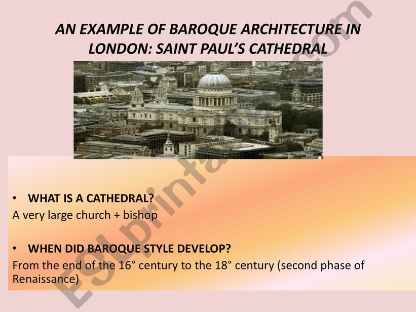 Saint Pauls Cathedral powerpoint