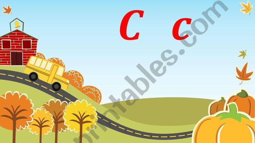 Letter C c powerpoint