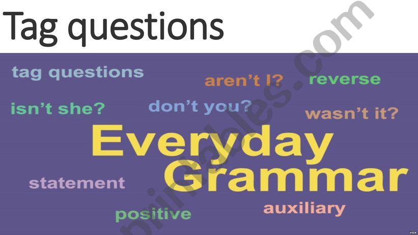 tag questions powerpoint