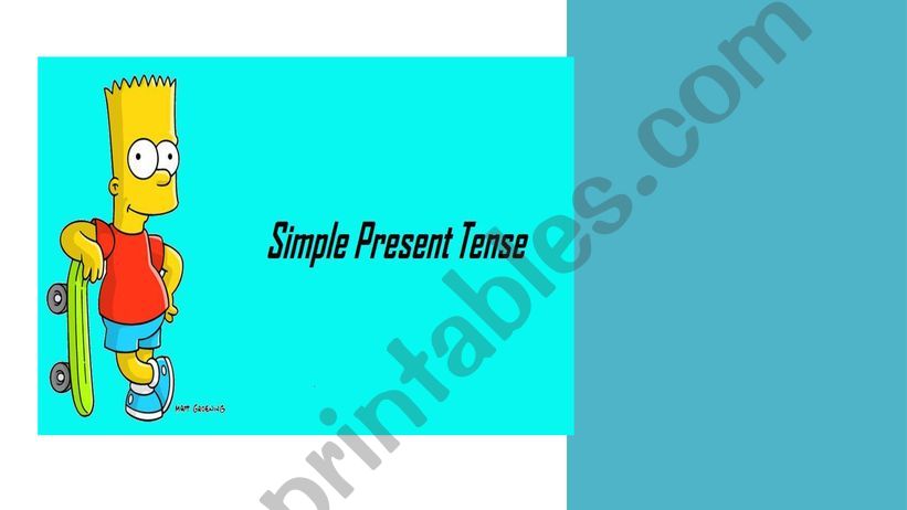 Simple Present Tense powerpoint