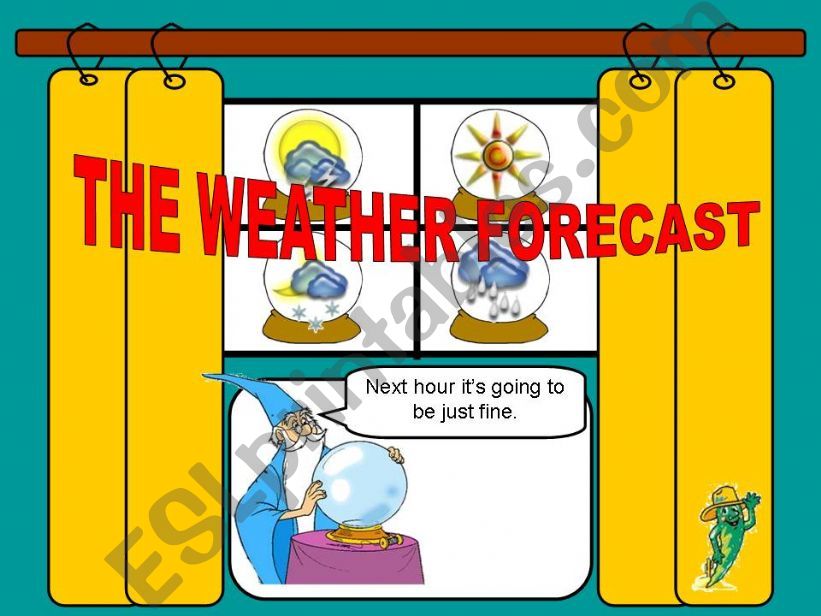 THE WEATHER FORECAST GAME powerpoint