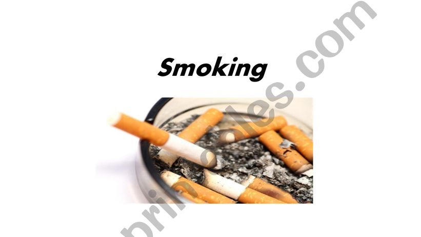 smoking vocab powerpoint