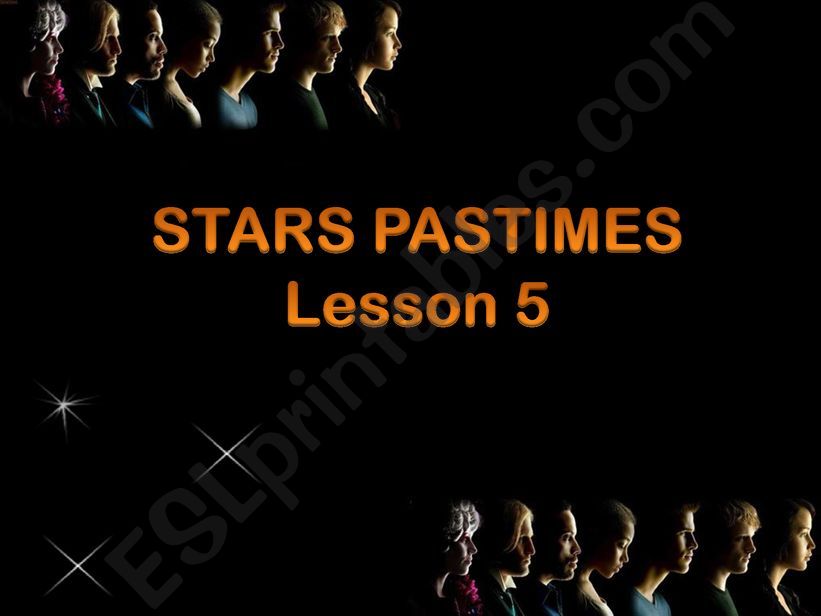 Stars Pastimes powerpoint