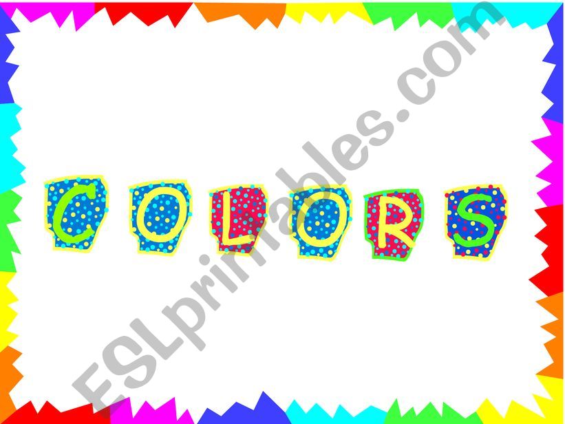 Colours powerpoint