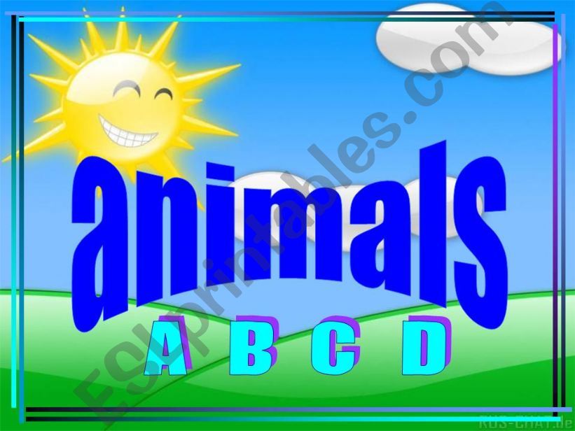 Animals multiple choice powerpoint