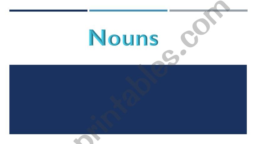 Types Of Nouns powerpoint