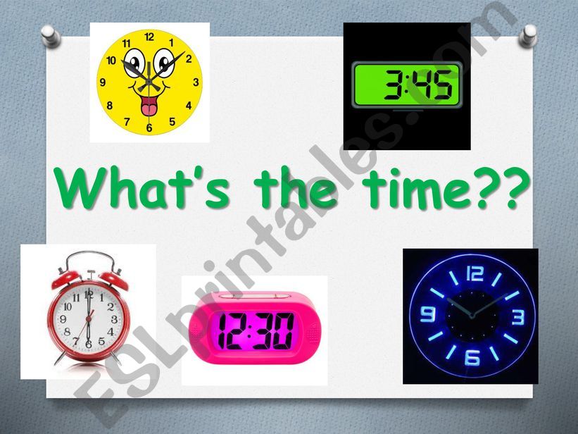 Whats the Time? powerpoint