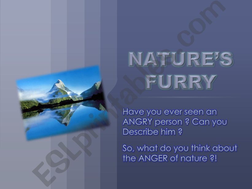 natures fury powerpoint