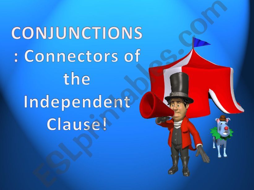 CONJUNCTIONS 32 slide powerpoint presentation PART A
