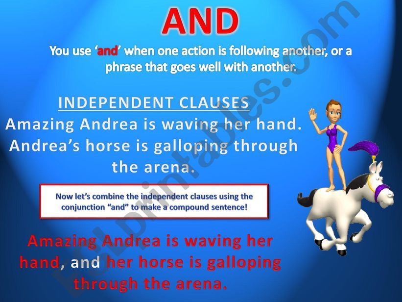 CONJUNCTIONS 32 slide powerpoint presentation PART B