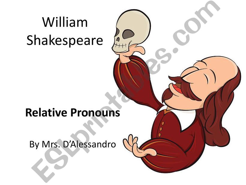 Relative pronouns and Hamlet powerpoint