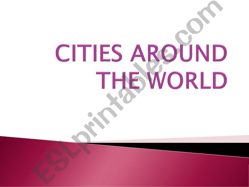 cities around the world powerpoint
