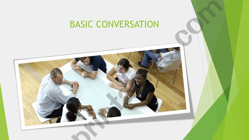 Basic Conversation powerpoint
