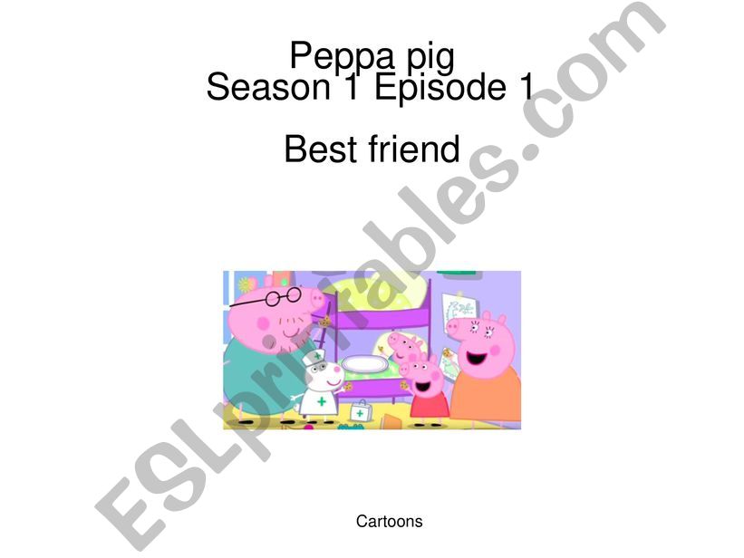 Peppa pig Season 1 Episode 3 Best friend