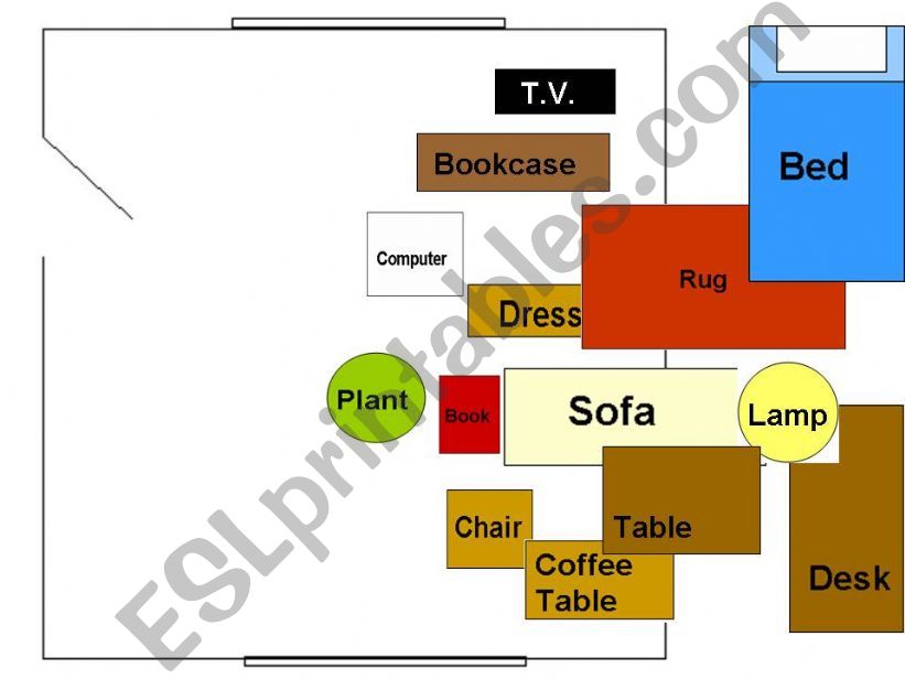 Prepositions Practice - Moving Furniture