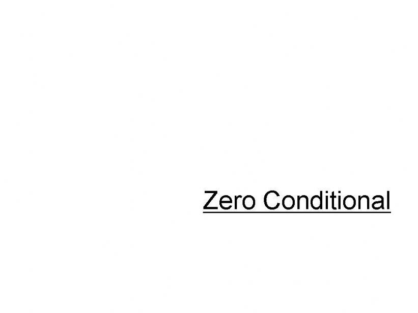 conditional type zero powerpoint
