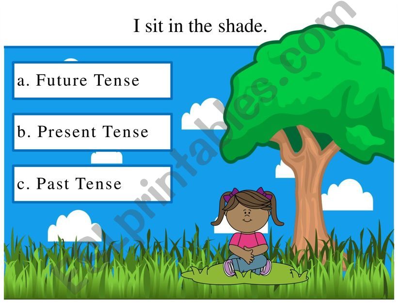 Safari Verb Tenses PowerPoint - 10 PARTS - 98 Slides