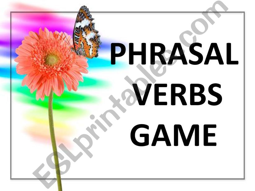 phrasal verbs game powerpoint