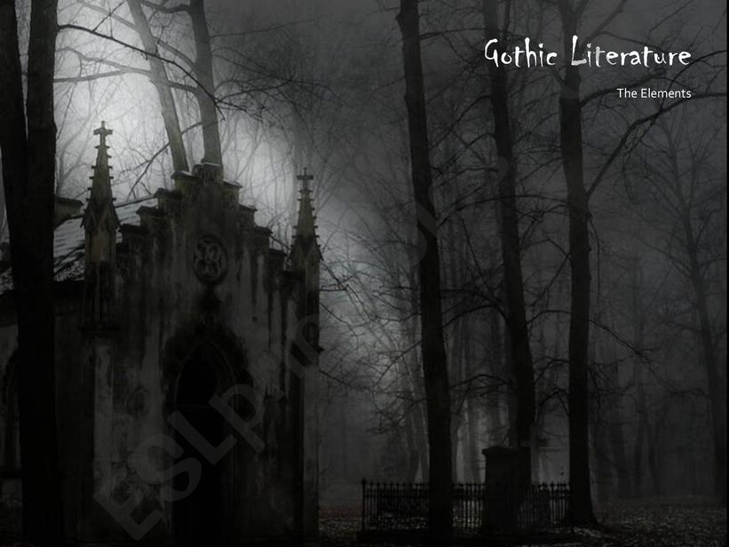 Gothic Literature powerpoint
