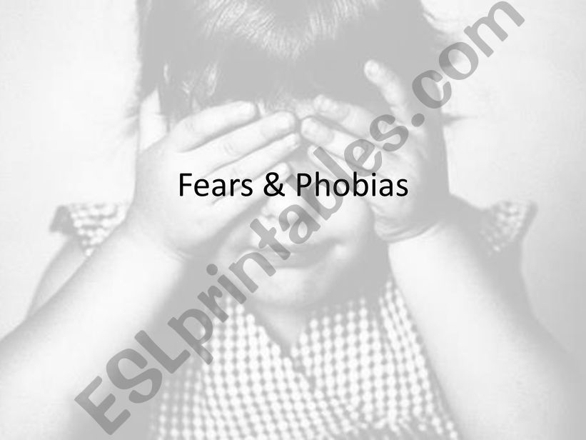fears and phobias powerpoint