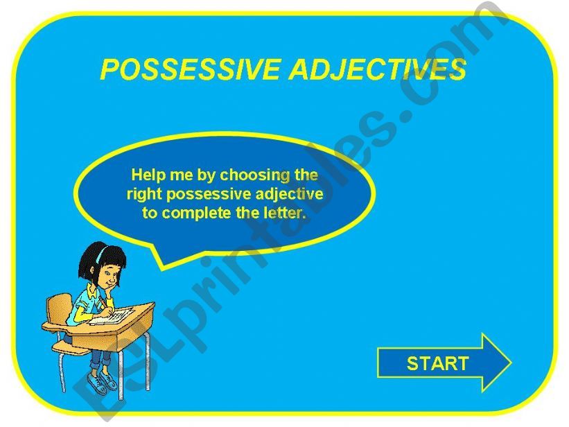 possessive adjectives powerpoint