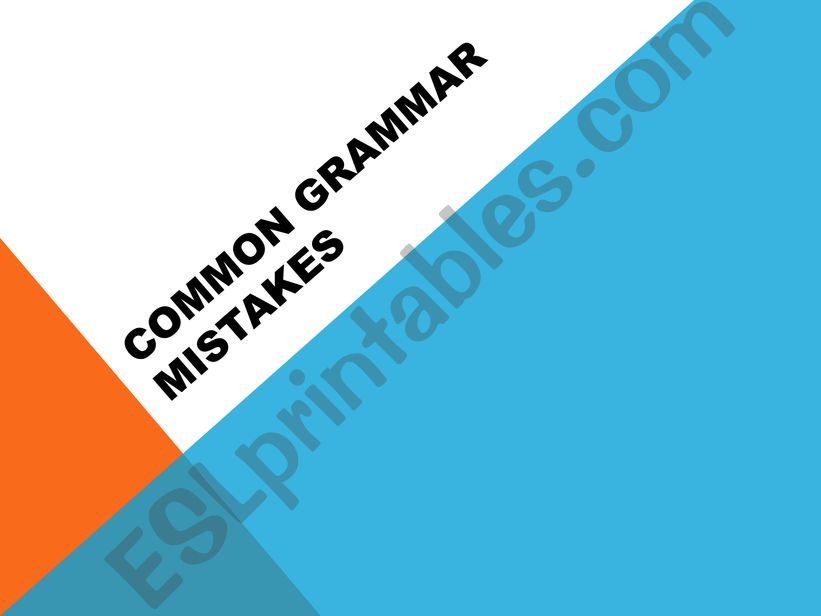 Grammar Refresher Part 2 powerpoint