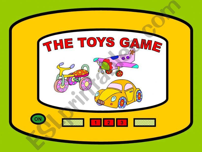 THE TOYS GAME powerpoint