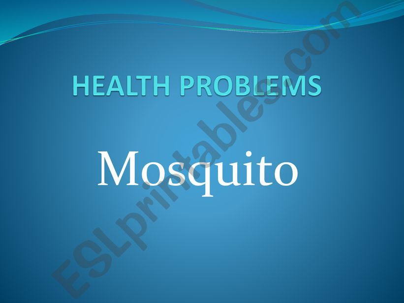 Vocabularies about Mosquito and health problems